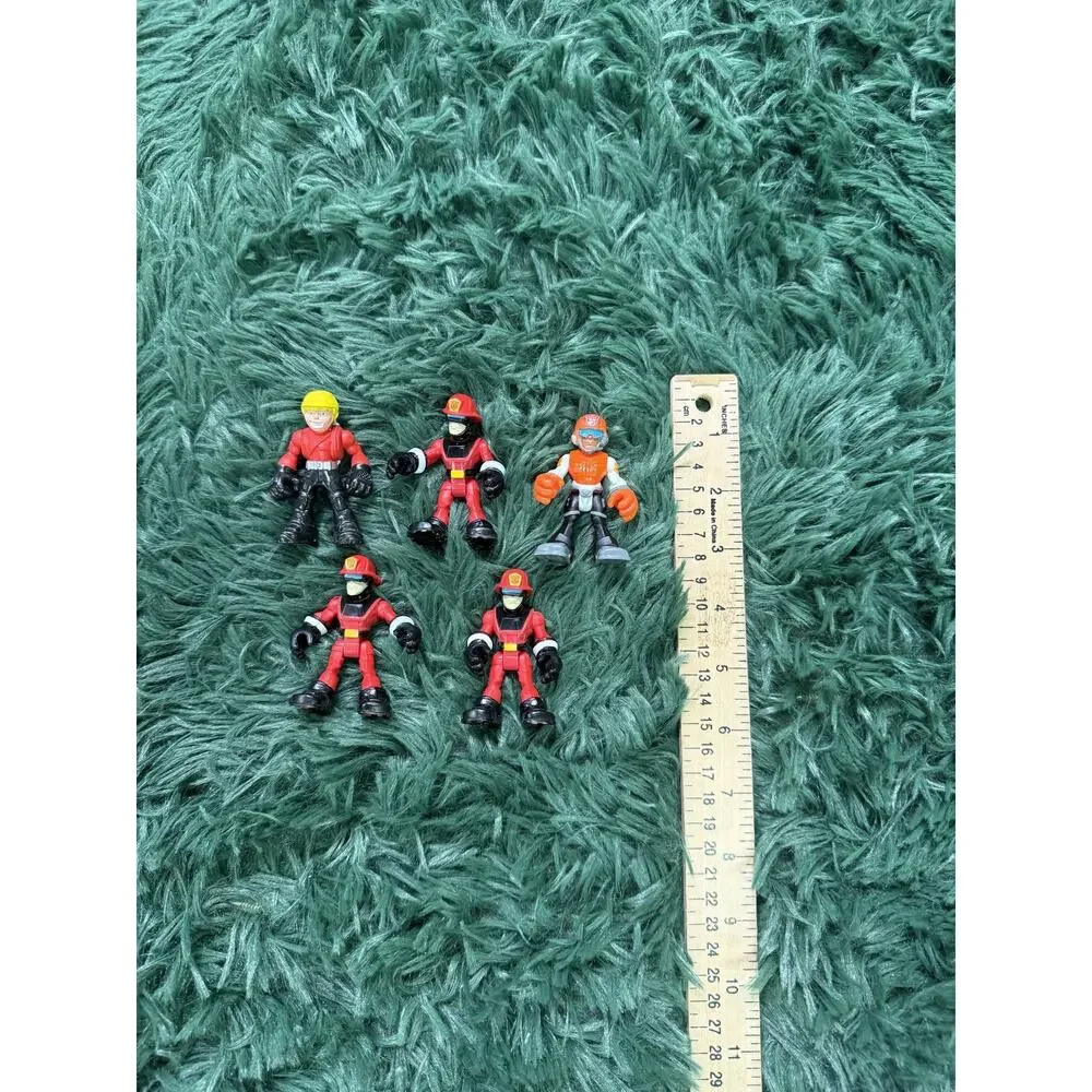 Playskool Heroes Transformers Rescue Bots Action Figures Lot of 5 Firefighters